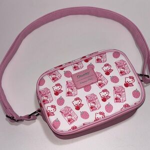 Loungefly Sanrio Hello Kitty Strawberry Milk Crossbody Bag
